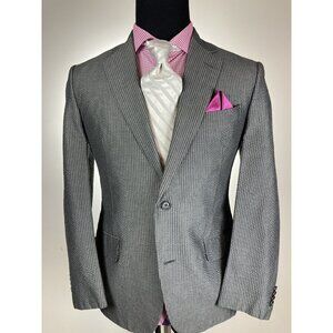 Etro Milano Gray Modern 2Btn Sport Jacket 38 S / R